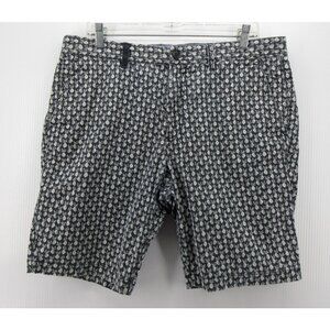 Armani Exchange Shorts 36 AX Chino Pineapple AOP 9" Inseam Preppy